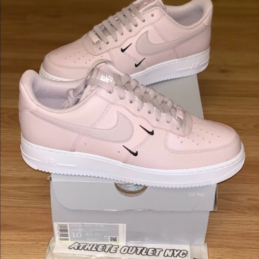 New Nike Air Force 1 Violet White Womens Size 9-11